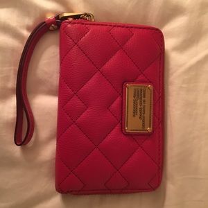 Red Marc Jacobs wristlet